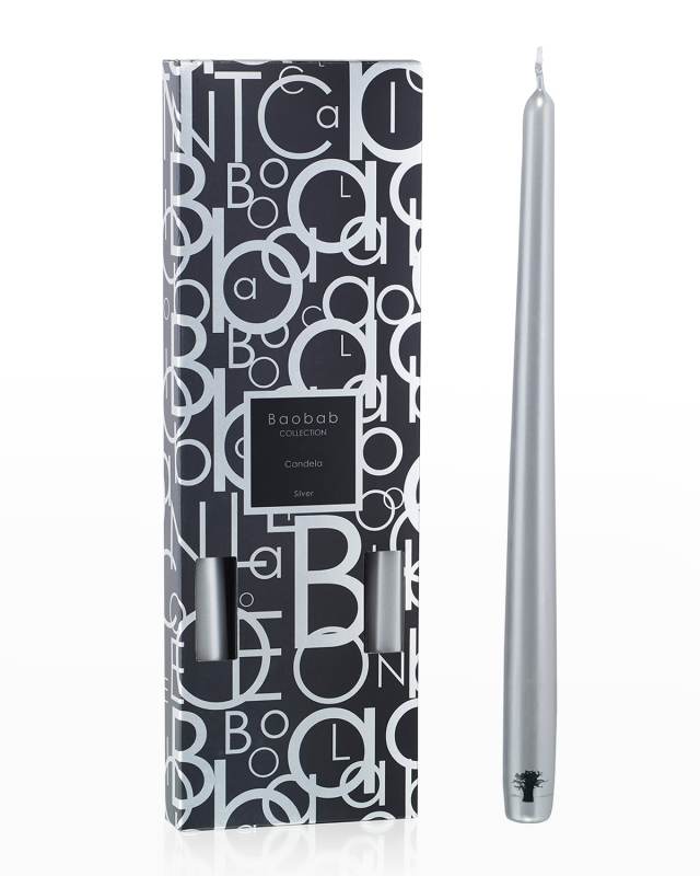 Candela Candlesticks, Silver